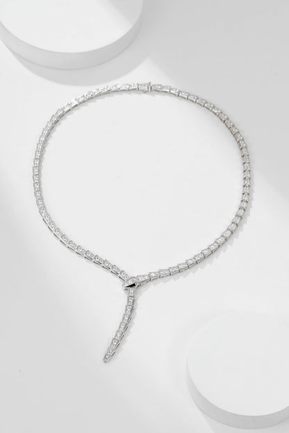 [Lumi Jewelry]SERPENTI NECKLACE SILVER DIAMOND
