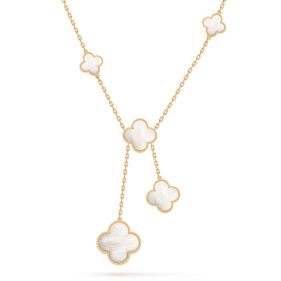 [Lumi Jewelry]CLOVER MOTHER OF PEARL NECKLACE 6 MOTIF