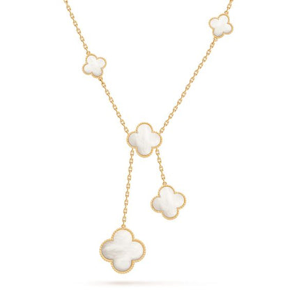 [Lumi Jewelry]CLOVER MOTHER OF PEARL NECKLACE 6 MOTIF