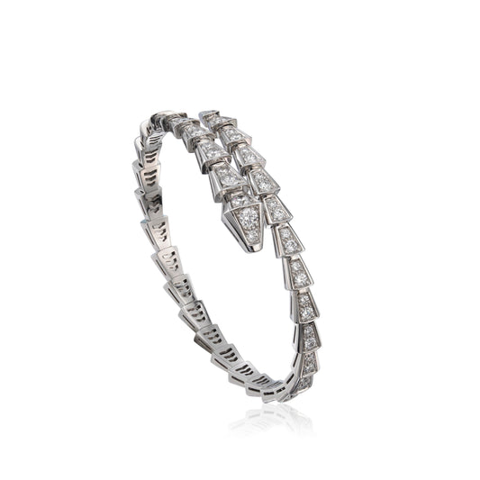[Lumi Jewelry]SERPENTI BRACELET 6MM SILVER DIAMOND
