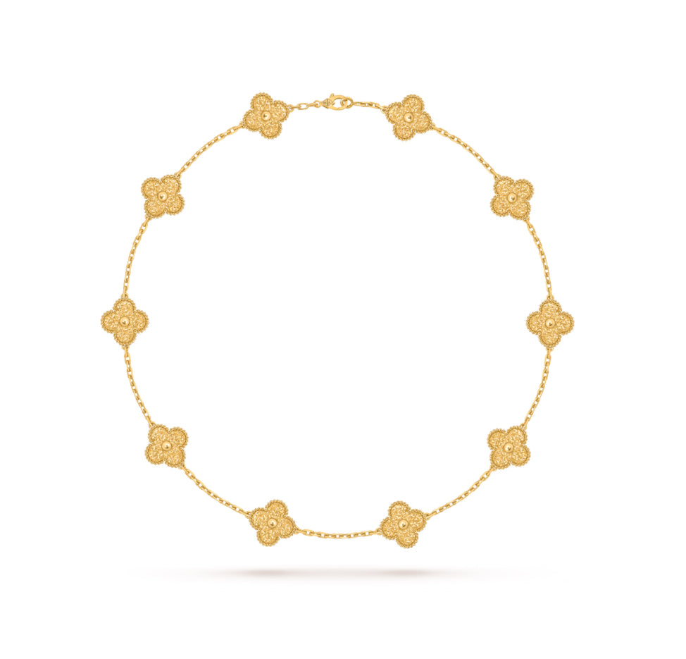 [Lumi Jewelry]CLOVERS THE 10-MOTIFS NECKLACE