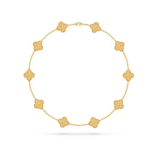 [Lumi Jewelry]CLOVERS THE 10-MOTIFS NECKLACE