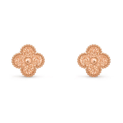 [Lumi Jewelry]CLOVER MEDIUM 1 MOTIFS LAVA EARRINGS