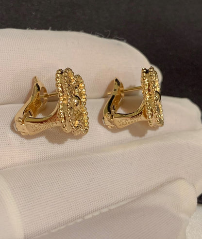 [Lumi Jewelry]CLOVER MEDIUM 1 MOTIFS LAVA EARRINGS