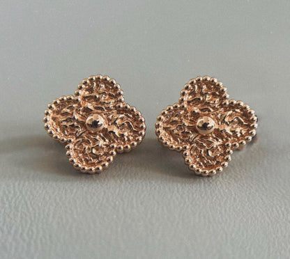 [Lumi Jewelry]CLOVER MEDIUM 1 MOTIFS LAVA EARRINGS