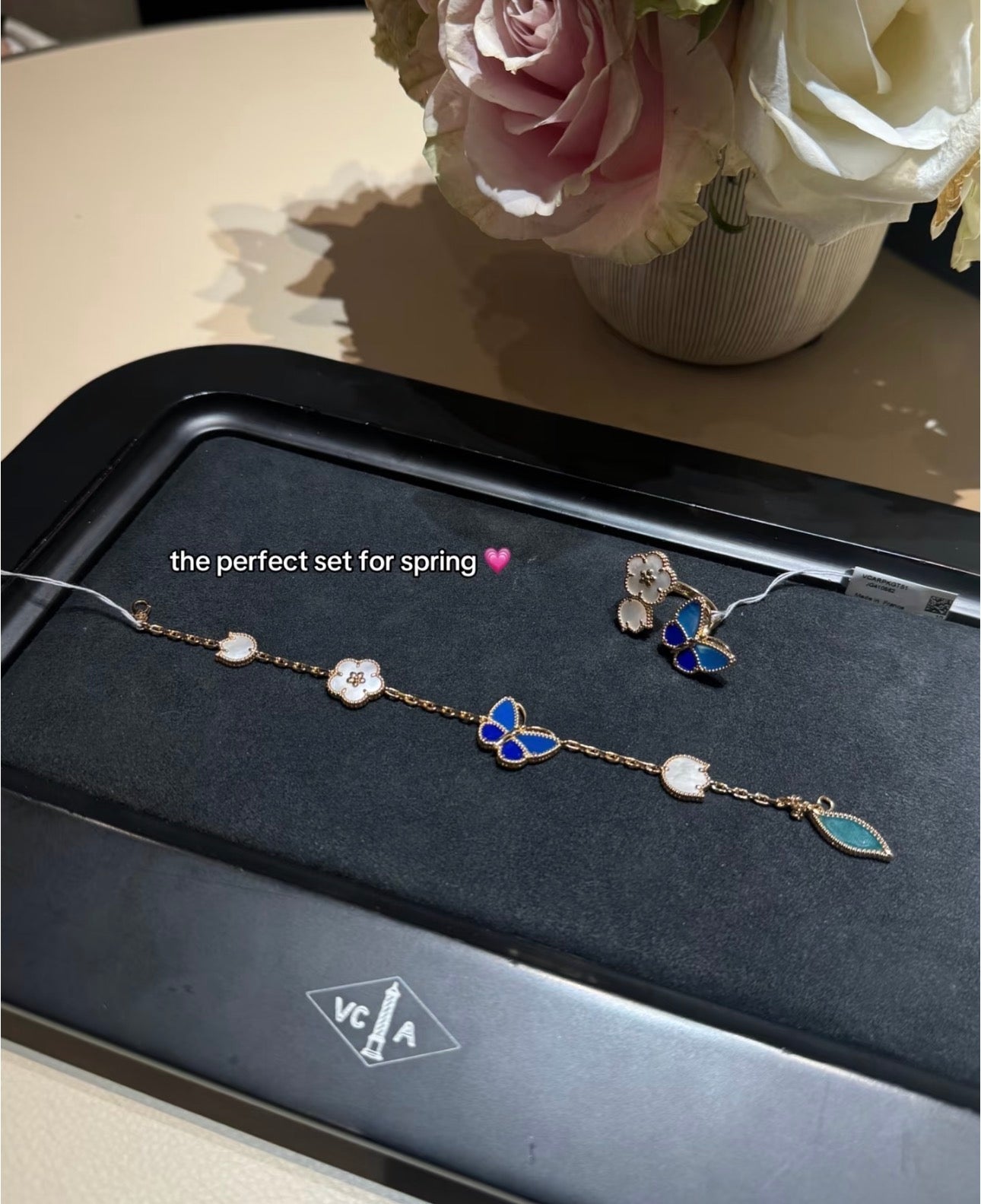 [Lumi Jewelry]LUCKY SPRING BUTTERFLY 5 MOTIF BRACELET