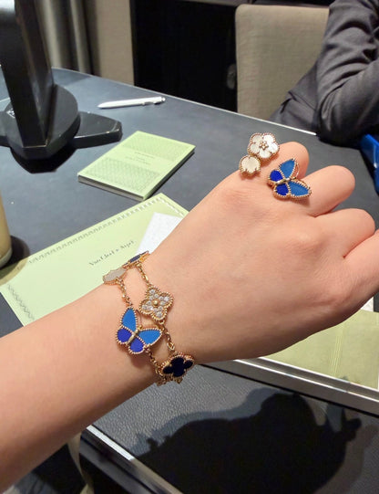 [Lumi Jewelry]LUCKY 3 MOTIF GOLD RING