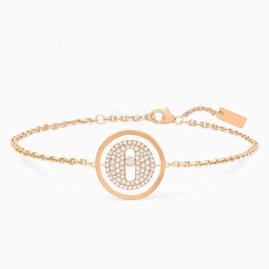 [Lumi Jewelery]LUCKY MOVE DIAMOND PAVED BRACELET