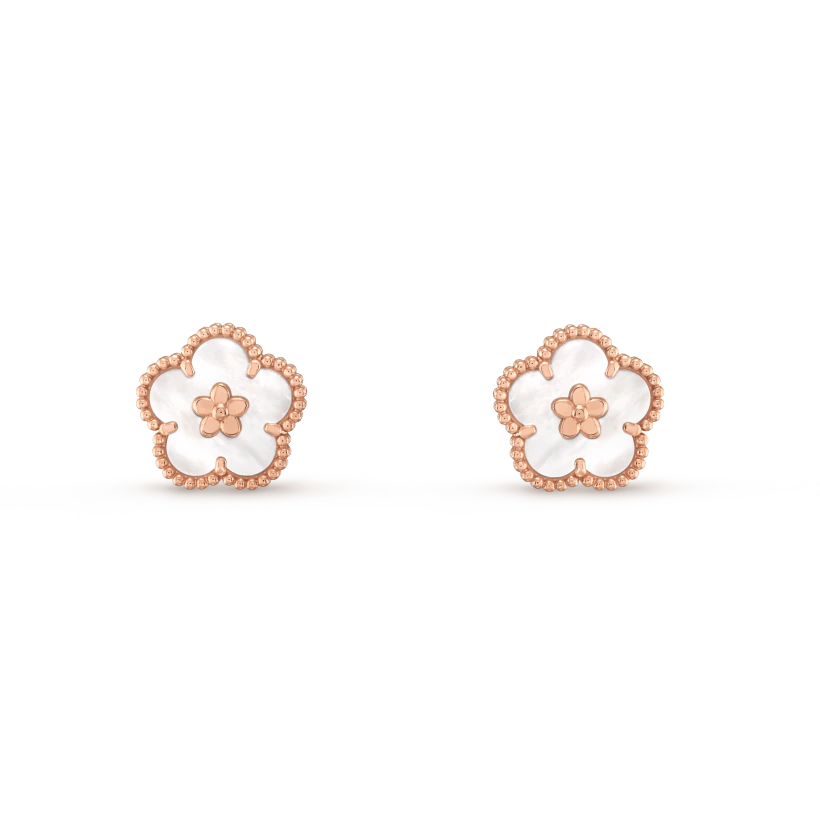 [Lumi Jewelry]LUCKY WHITE MOP EARRINGS