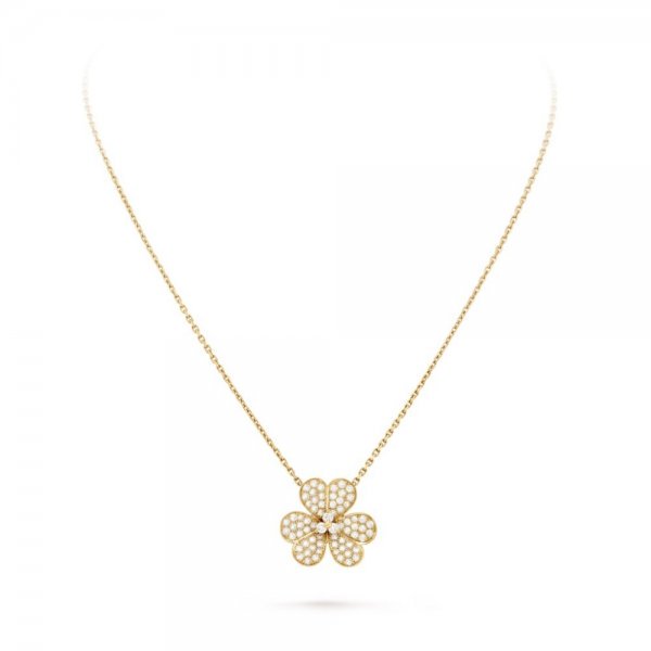 [Lumi Jewelry]FLOWER DIAMOND NECKLACE