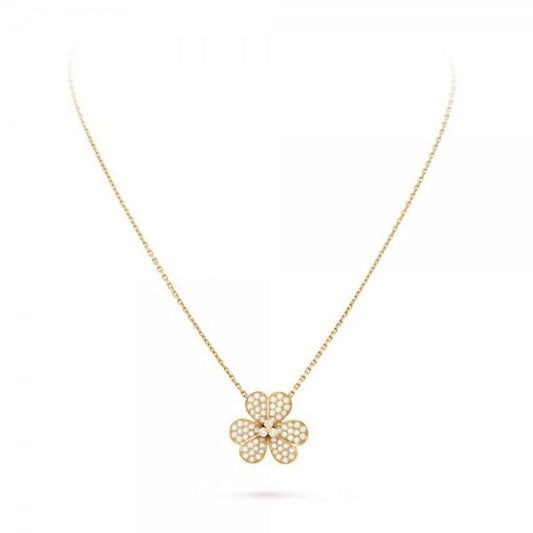 [Lumi Jewelry]FLOWER DIAMOND NECKLACE