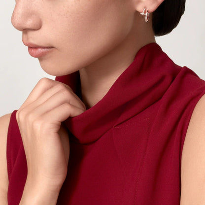 [Lumi Jewelry]JUSTE FULL DIAMOND SMALL EARRINGS