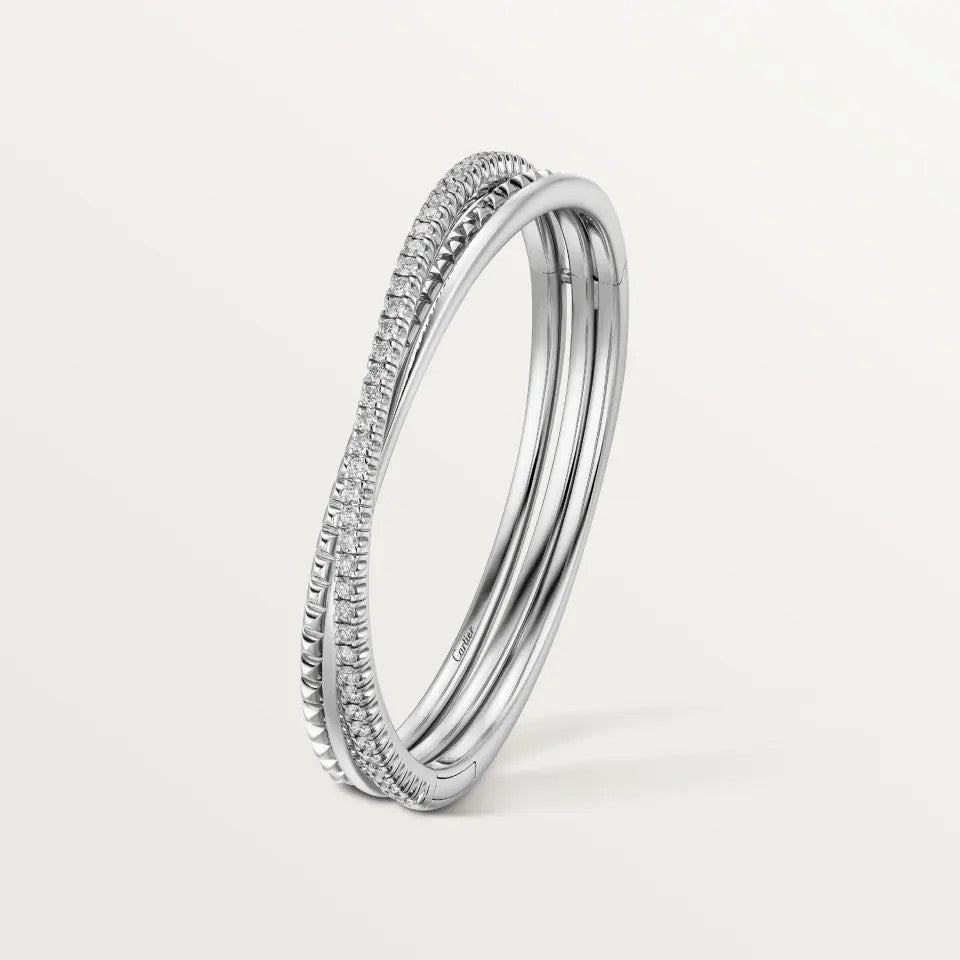 [Lumi Jewelry]ETINCELLE HALF-PAVED DIAMOND BRACELET