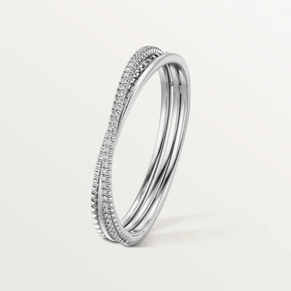 [Lumi Jewelry]ETINCELLE HALF-PAVED DIAMOND BRACELET