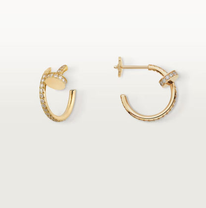 [Lumi Jewelry]JUSTE FULL DIAMOND SMALL EARRINGS