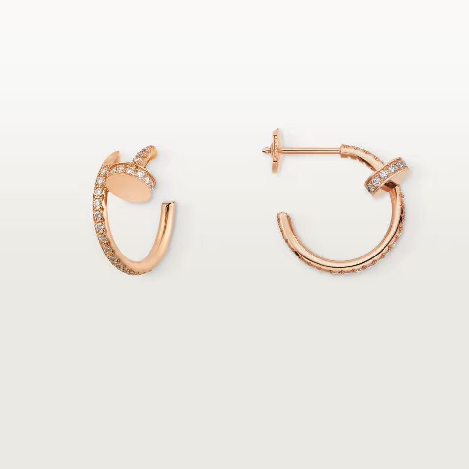 [Lumi Jewelry]JUSTE FULL DIAMOND SMALL EARRINGS