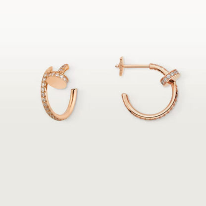 [Lumi Jewelry]JUSTE FULL DIAMOND SMALL EARRINGS