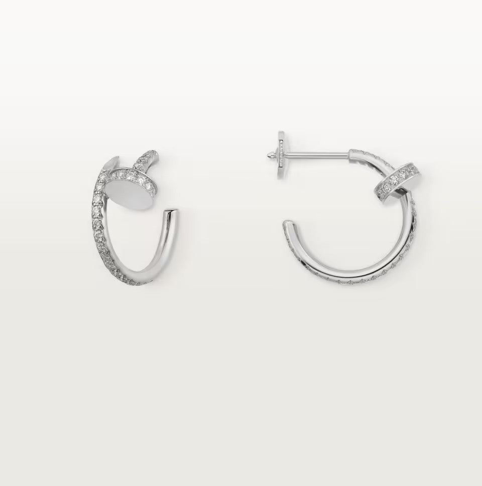 [Lumi Jewelry]JUSTE FULL DIAMOND SMALL EARRINGS