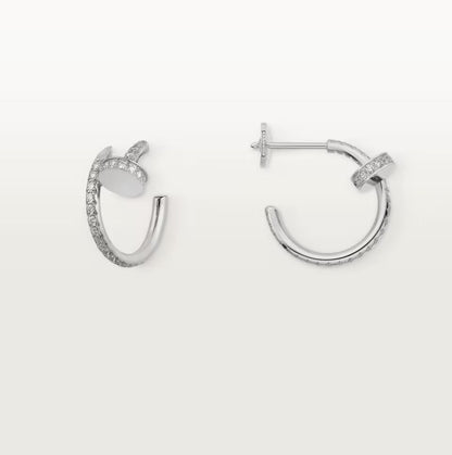 [Lumi Jewelry]JUSTE FULL DIAMOND SMALL EARRINGS
