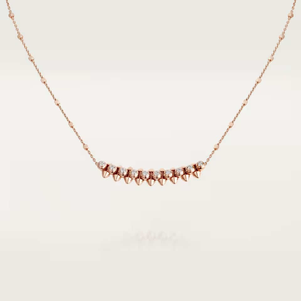 [Lumi Jewelry]CLASH  MEDIUM DIAMOND NECKLACE