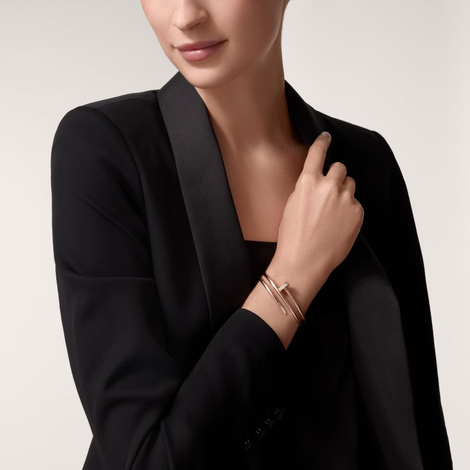 [Lumi Jewelry]JUSTE BRACELET 3.5MM DOUBLE ROW DIAMOND