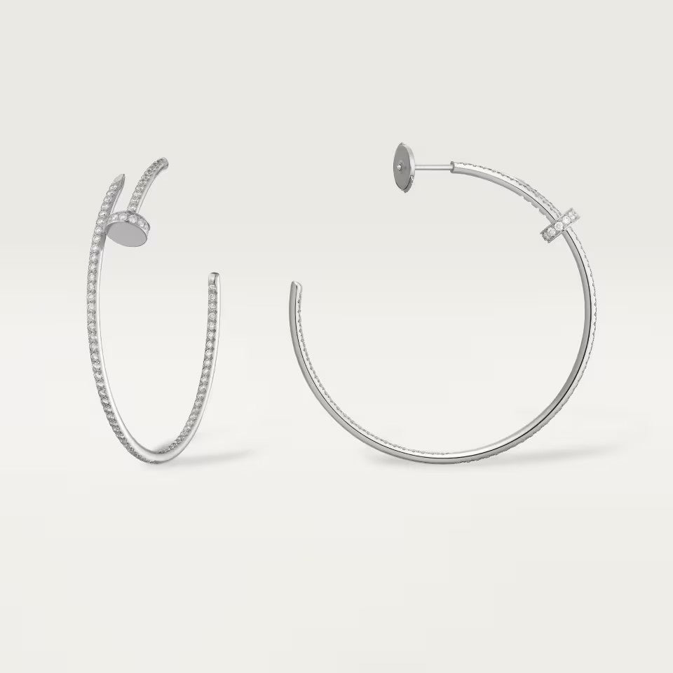 [Lumi Jewelry]JUSTE FULL DIAMOND LARGE EARRINGS