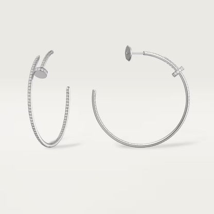 [Lumi Jewelry]JUSTE FULL DIAMOND LARGE EARRINGS