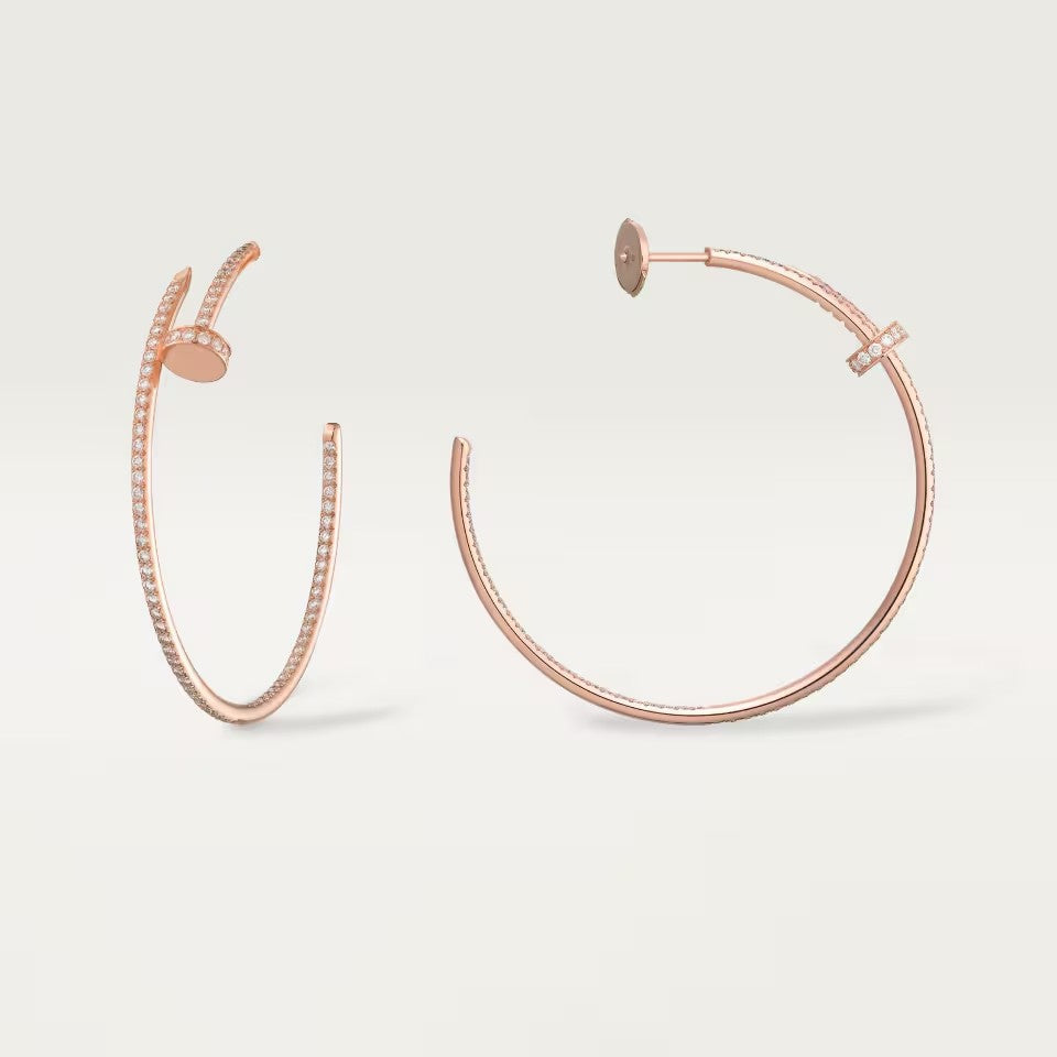 [Lumi Jewelry]JUSTE FULL DIAMOND LARGE EARRINGS