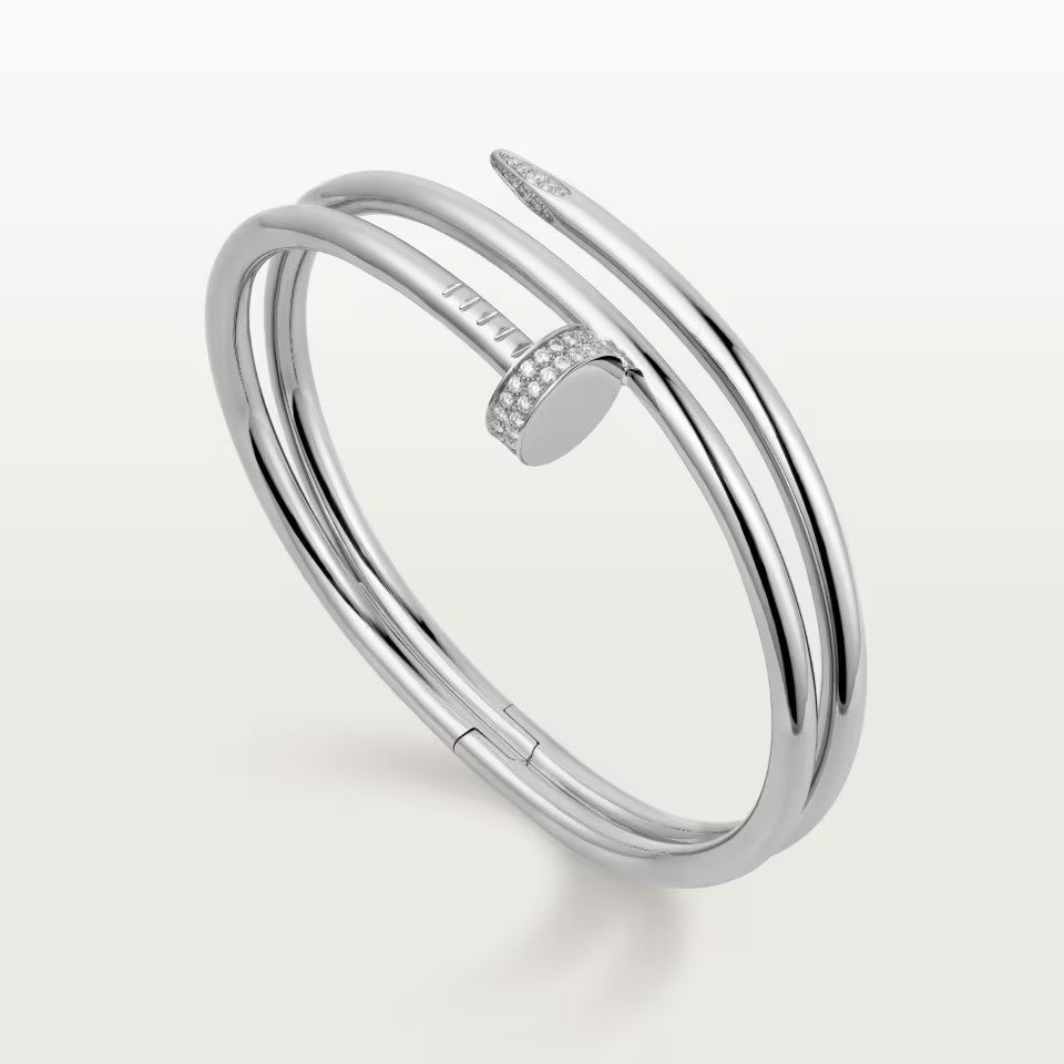 [Lumi Jewelry]JUSTE BRACELET 3.5MM DOUBLE ROW DIAMOND