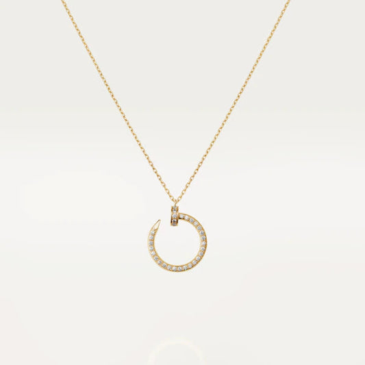 [Lumi Jewelry]JUSTE NECKLACE GOLD DIAMONDS