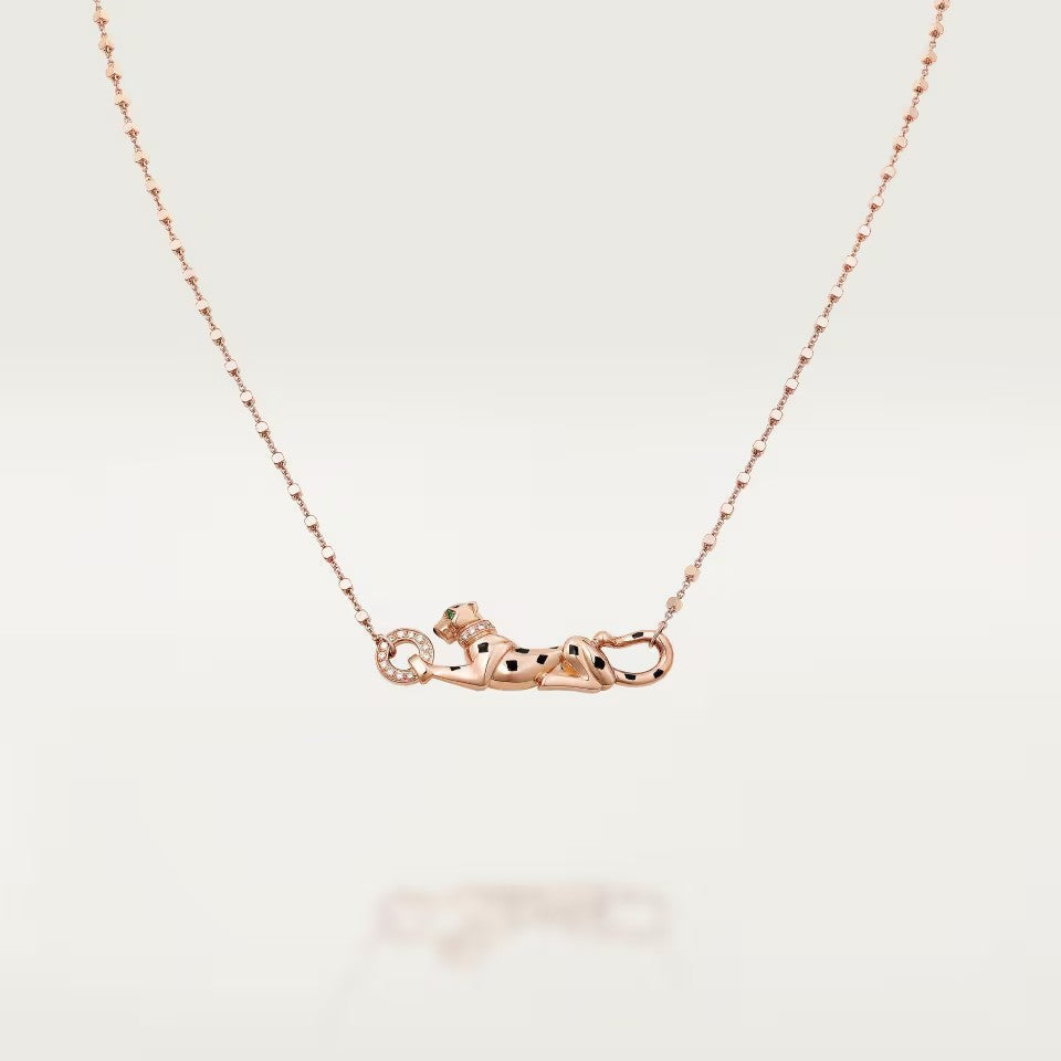 [Lumi Jewelry]PANTHERE FULL DIAMOND NECKLACE