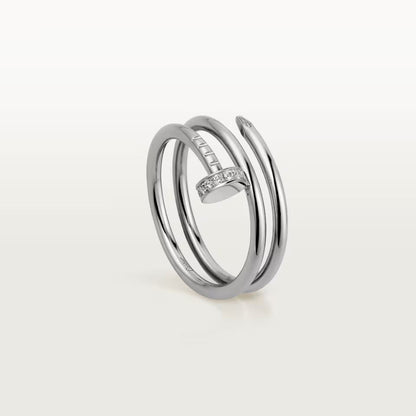 [Lumi Jewelry]JUSTE RING 4.8MM HALF DIAMOND