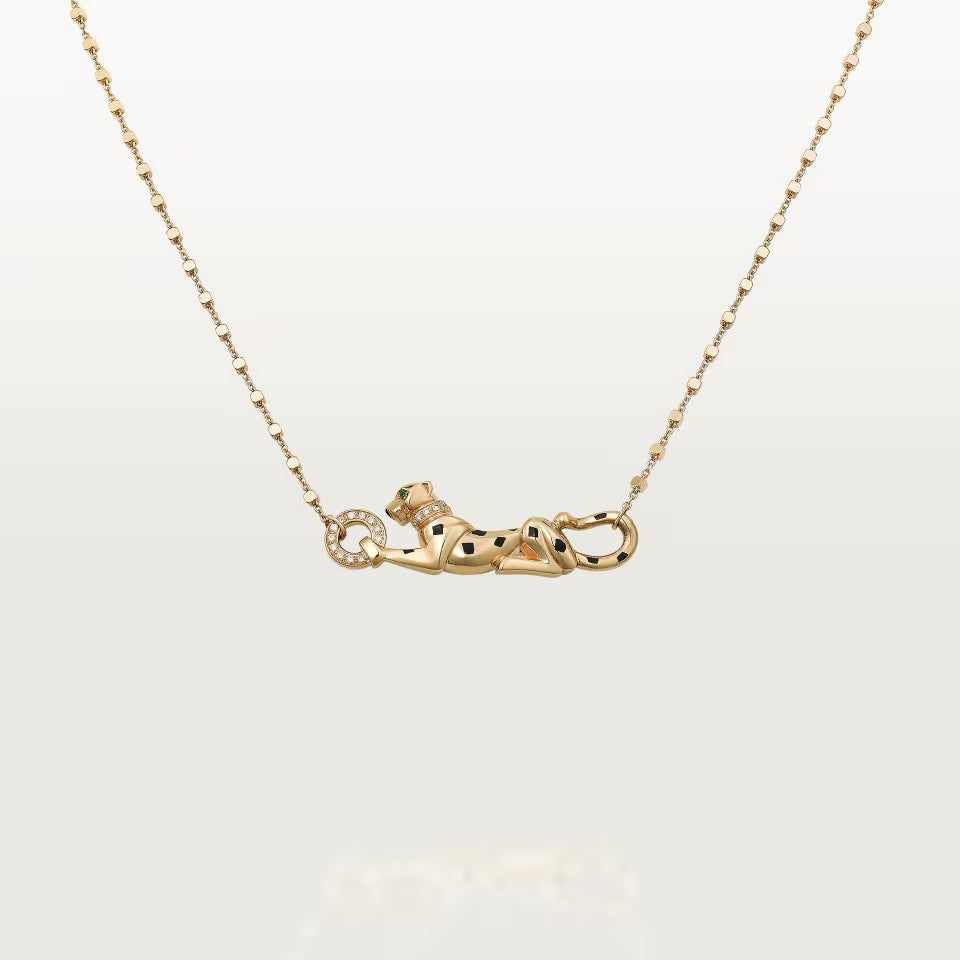 [Lumi Jewelry]PANTHERE FULL DIAMOND NECKLACE