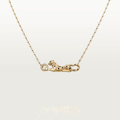 [Lumi Jewelry]PANTHERE FULL DIAMOND NECKLACE