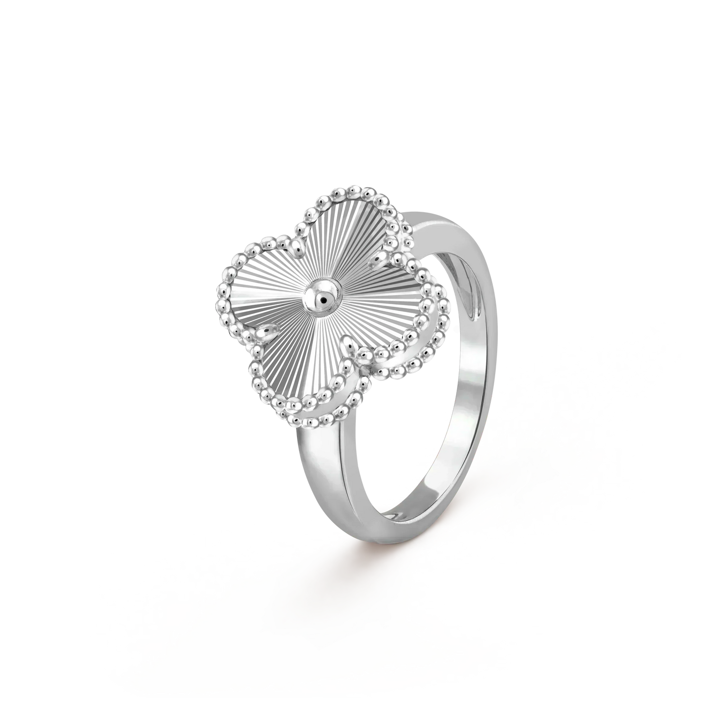 [Lumi Jewelry]CLOVER SILVER RING