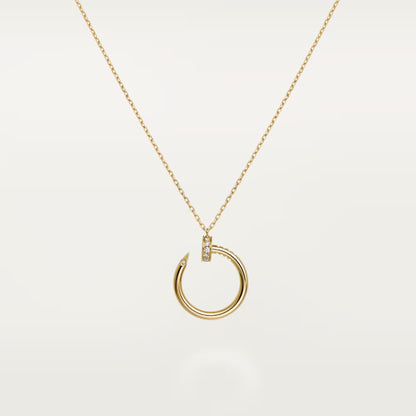 [Lumi Jewelry]JUSTE NECKLACE HALF DIAMOND