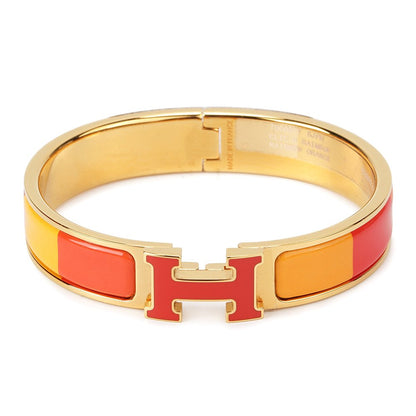 [Lumi Jewelry]H BRACELET ORANGE RAINBOW CERAMIC