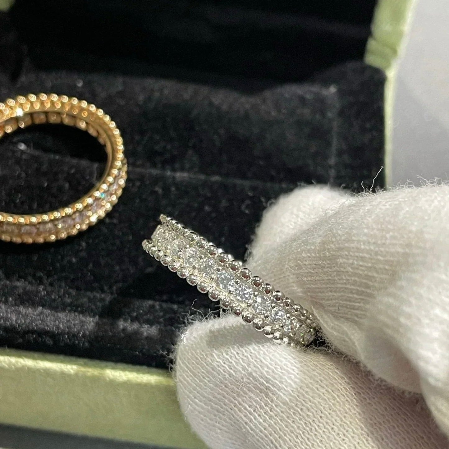 [Lumi Jewelry]PERLEE DIAMOND ROSE GOLD RING