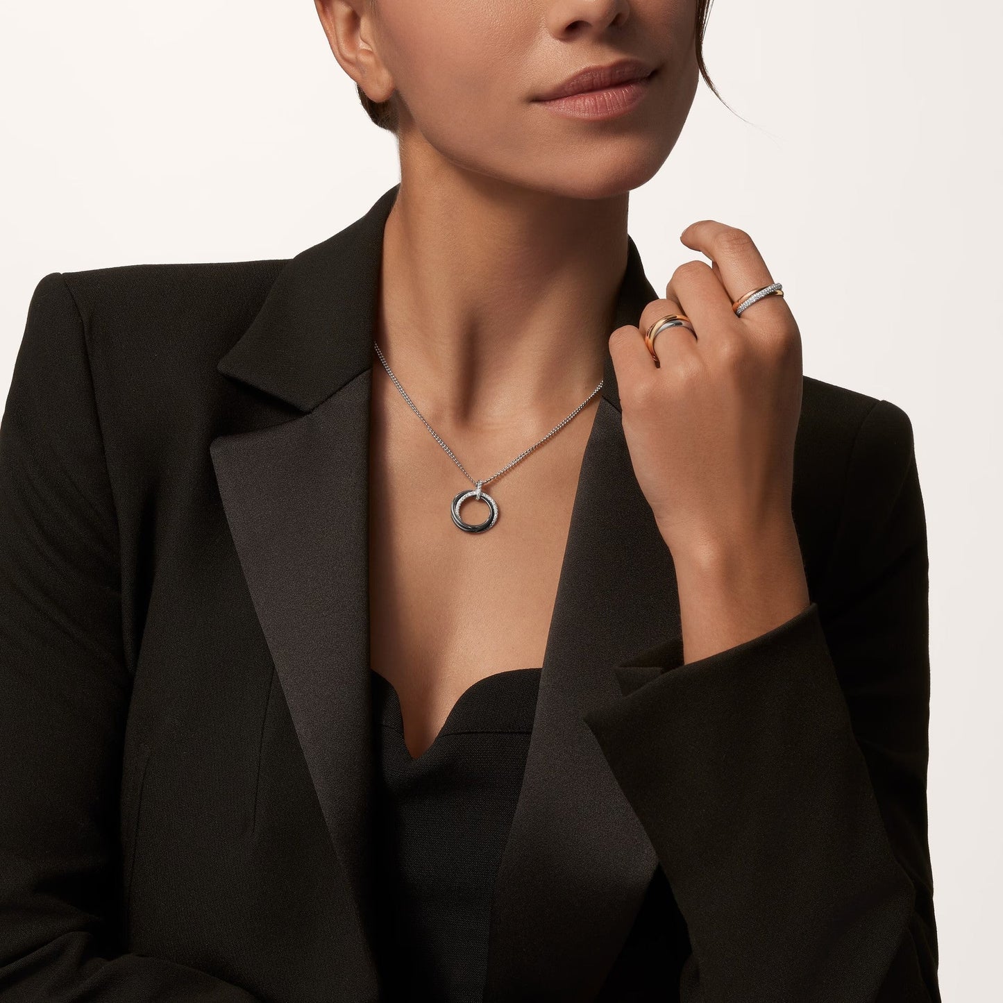 [Lumi Jewelry]TRINITY CERAMIC NECKLACE