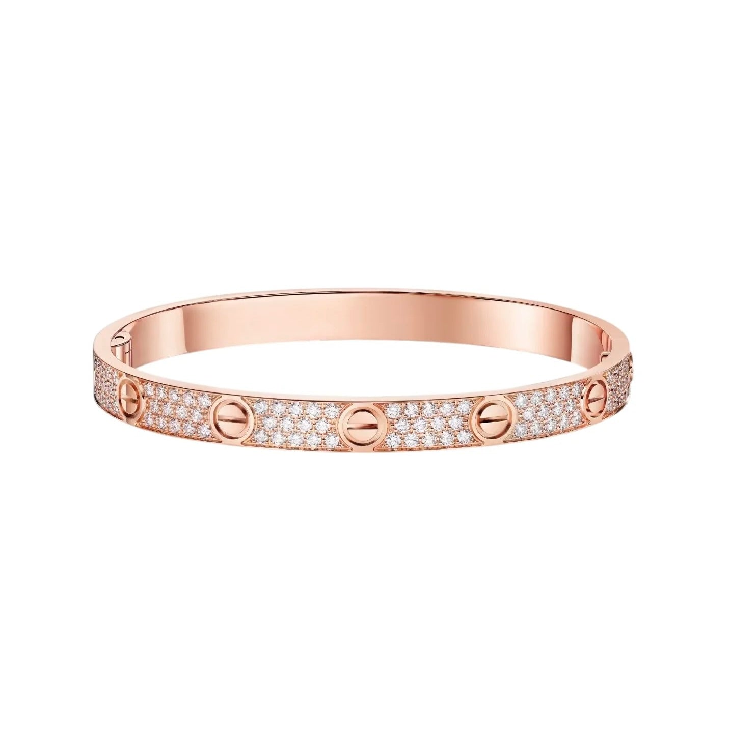 [Lumi Jewelry]LOVE BRACELET 6.1MM DIAMOND-PAVED