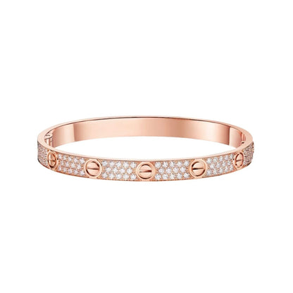[Lumi Jewelry]LOVE BRACELET 6.1MM DIAMOND-PAVED
