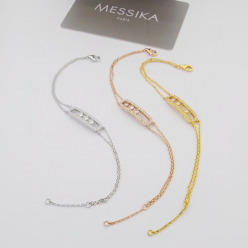 [Lumi Jewelery] Move Classique pav辿 bracelet