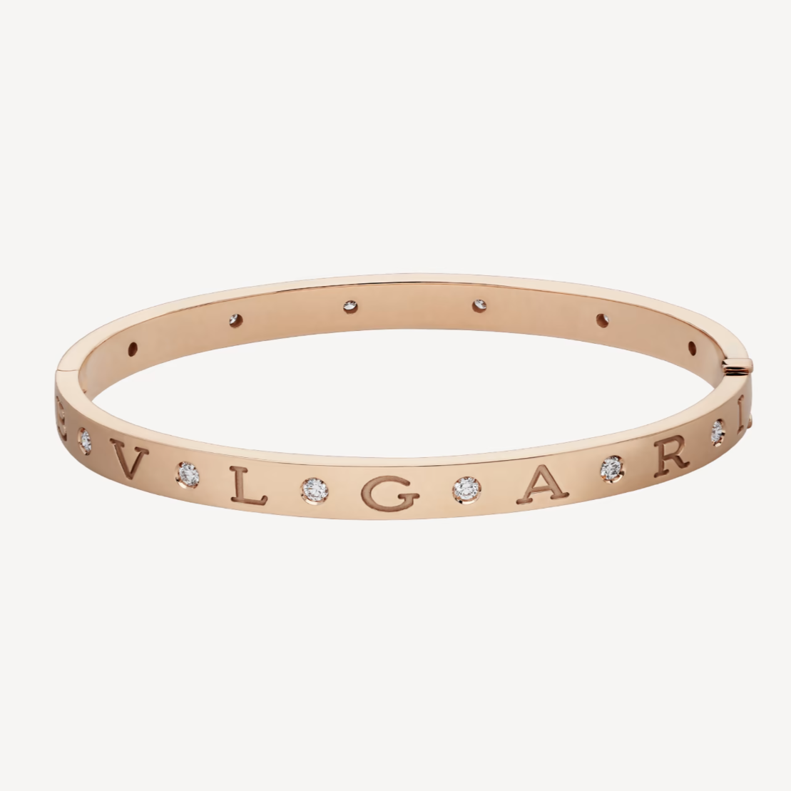 [Lumi Jewelry]ZERO 1 PINK GOLD 12 DIAMONDS BRACELET