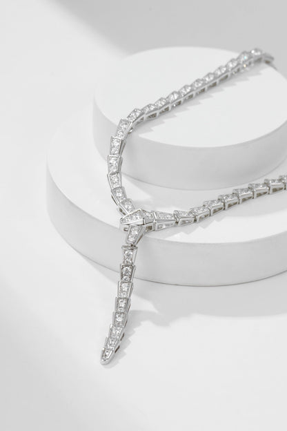 [Lumi Jewelry]SERPENTI NECKLACE SILVER DIAMOND
