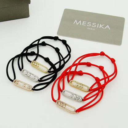 [Lumi Jewelery]Messika Care(s) pink cord pav辿 bracelet