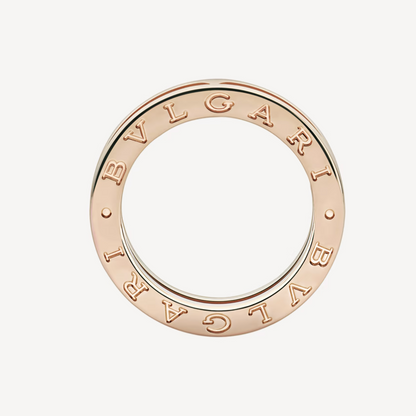 [Lumi Jewelry]ZERO 1 ONE-BAND PAVED DIAMONDS ON THE SPIRAL RING