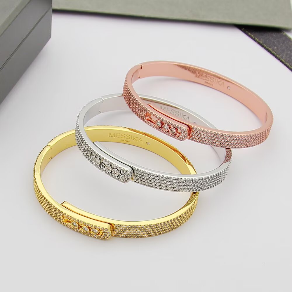 [Lumi Jewelery]Move Noa Full Pav辿 Diamond Bangle Bracelet