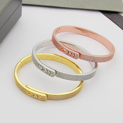 [Lumi Jewelery]Move Noa Full Pav辿 Diamond Bangle Bracelet