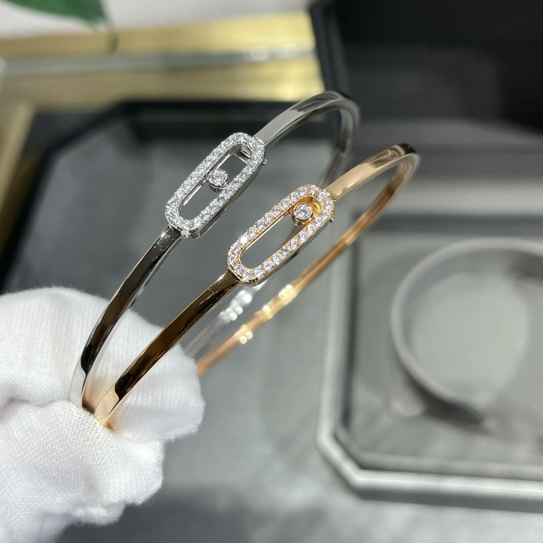 [Lumi Jewelery]Move Uno pav辿 flex bangle medium