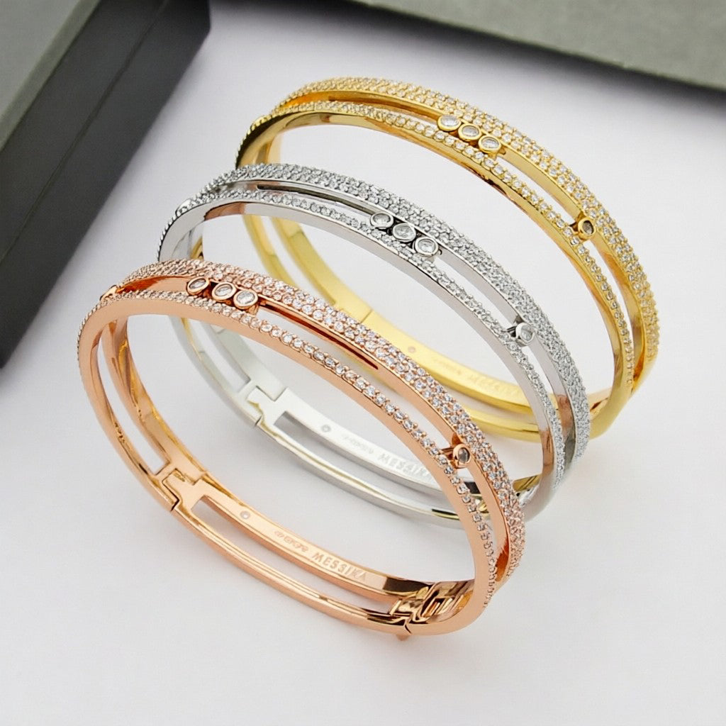 [Lumi Jewelery]Move Romane pav辿 bangle
